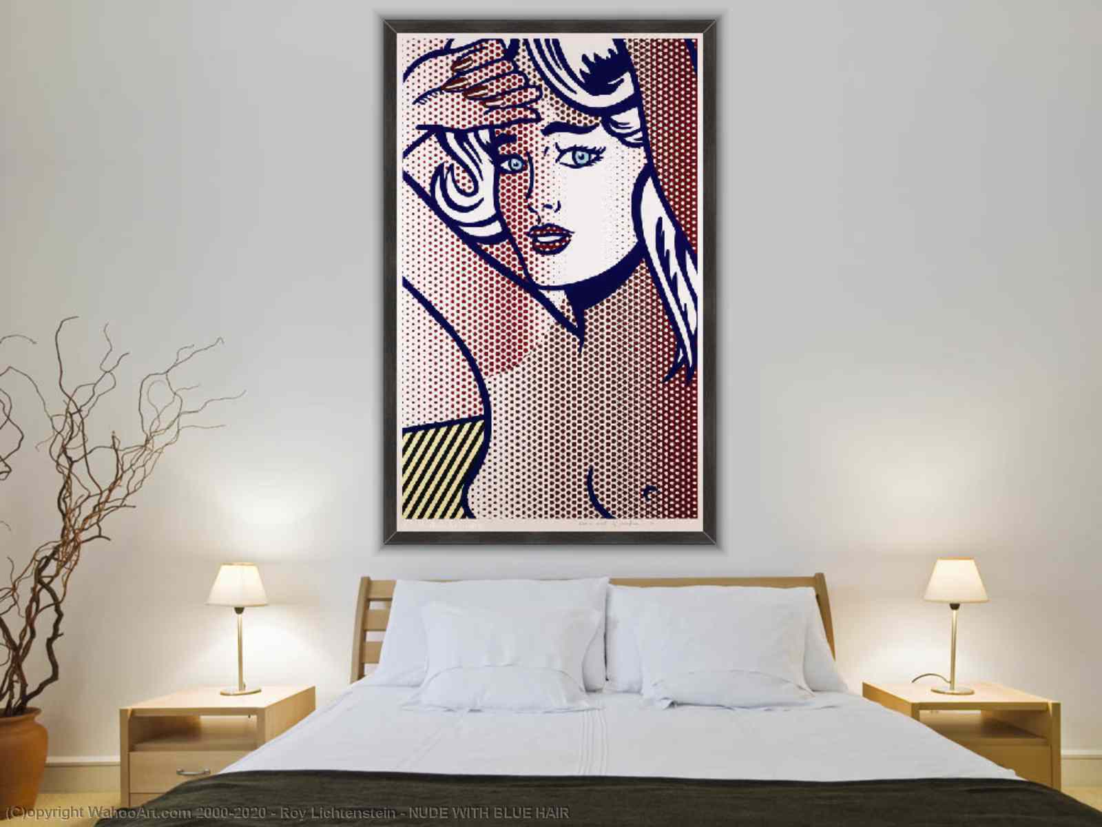 NUDE WITH BLUE HAIR by Roy Lichtenstein | BuyPopArt.com