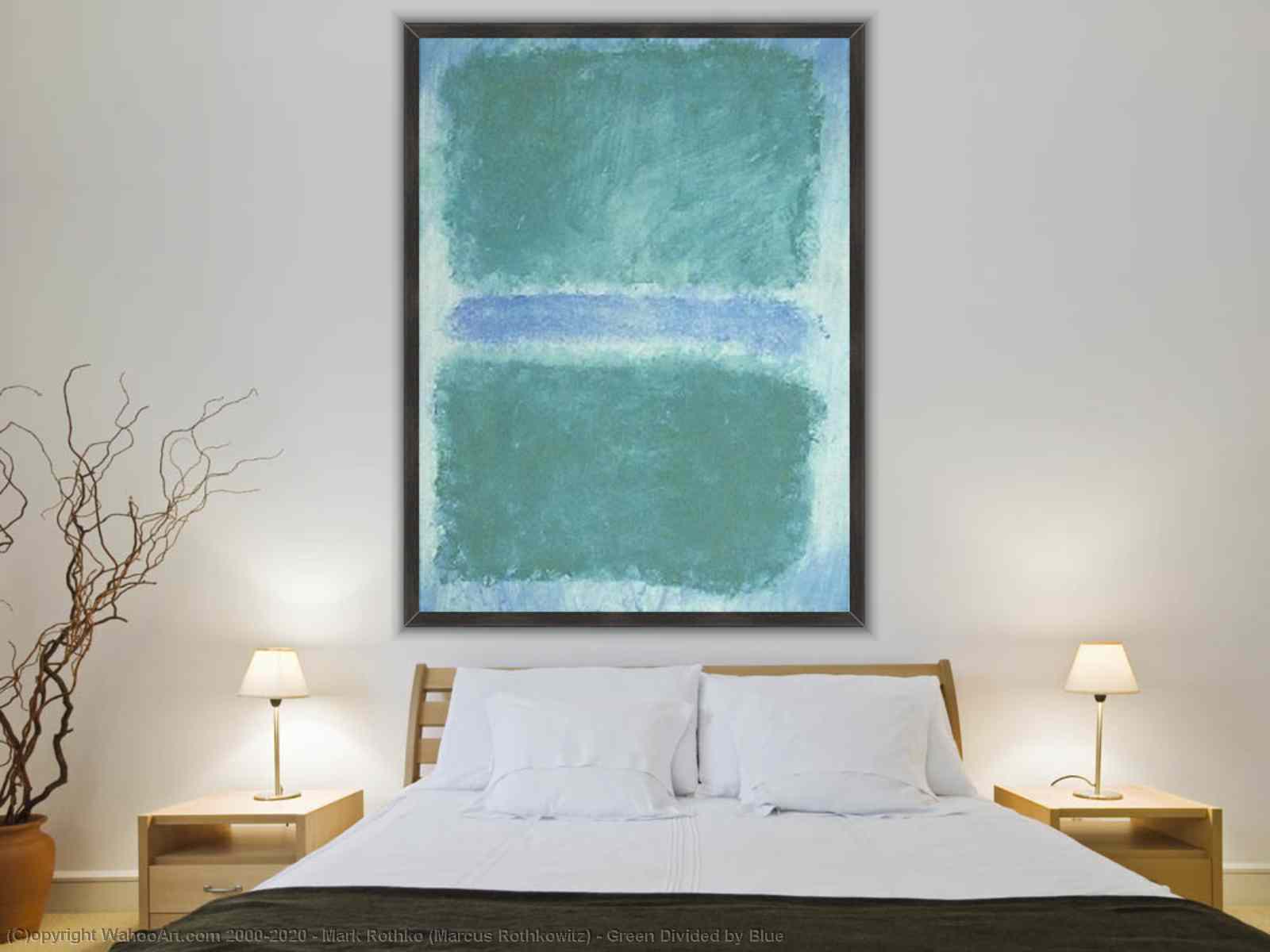 MARK ROTHKO, GREEN, BLUE, GREEN